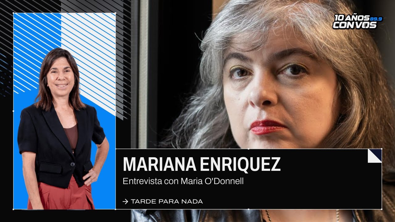 Mariana Enriquez, escritora, en "Tarde para nada"