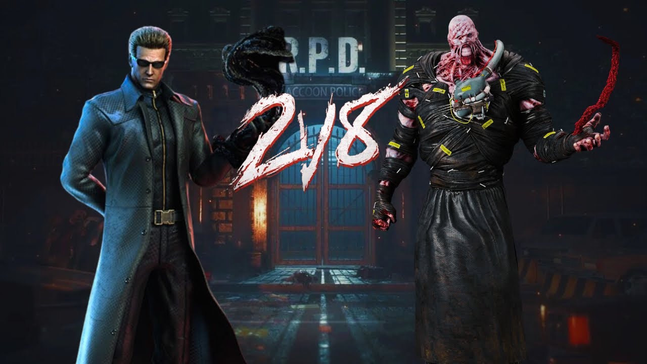 Wesker and Nemesis 2v8 Killer Gameplay Dead By Daylight - YouTube