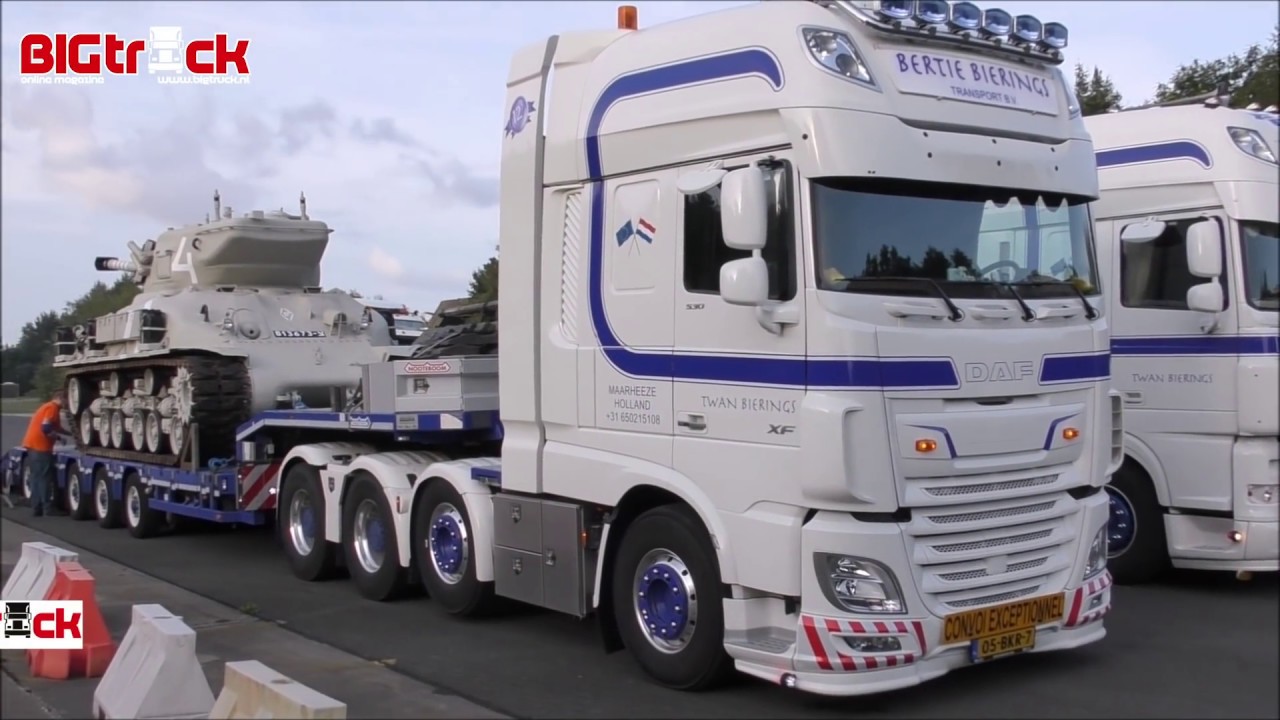 Twan Bierings hauling military tanks