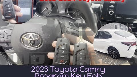 How to add Program Flip Key Fob on 2023 Toyota Camry 2.5L w/ Autel KM100 KeyToolMax Xhorse Remote