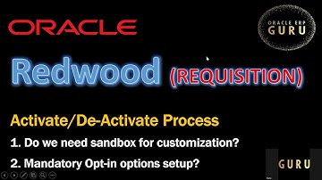 How to Enable / Disable Redwood UI for Purchase Requisitions in Oracle Fusion SCM