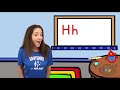 Letter h  science of reading  phonics song  edutunes with miss jenny