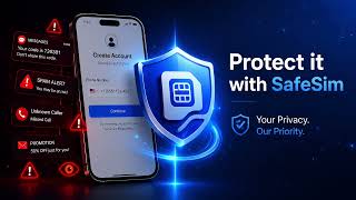 Stop Using Your Real Number Online | SafeSim Virtual SMS App screenshot 4