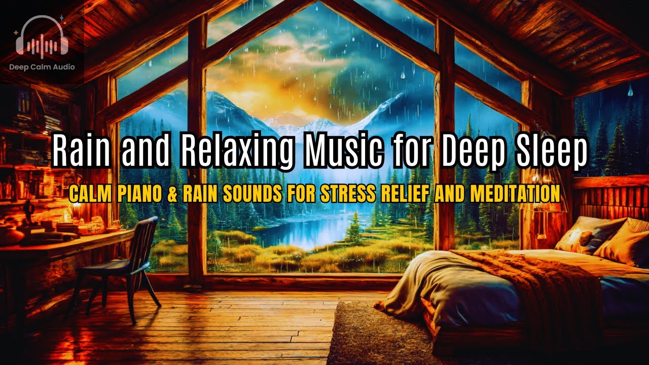 Rain and Relaxing Music for Deep Sleep 🌧️ |Calm Piano & Rain Sounds for ...