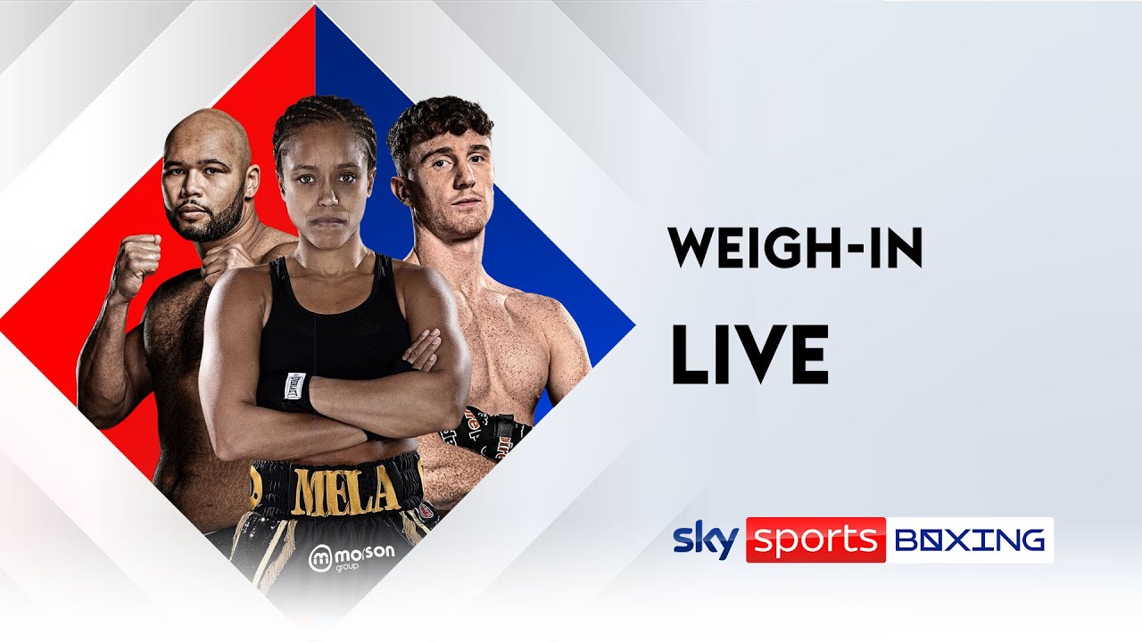 LIVE WEIGHIN Manchester Fight Night Jonas, Clarke, Hatton, Barrera