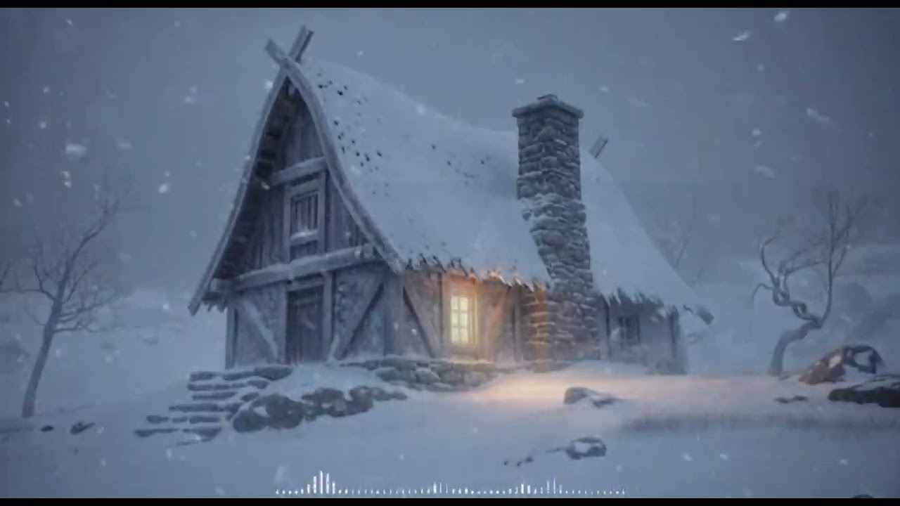 Relaxing Celtic Instrumental  Ancient Nordic Winter Castle Ambience
