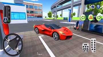 New Red Super Car Came To Gas Station 3D Driving Class Android ios GamePlay