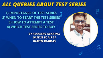 TEST SERIES || Importance || When to Start || How to Attempt || Which Test Series to Buy