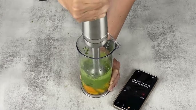 Cuisinart Smart Stick® Variable Speed Cordless Rechargeable Hand Blender  (CSB-300) Demo Video 