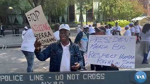 'Acheni kuua wananchi wa Sierra Lione'