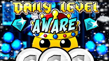 DAILY LEVEL #42 | "AWARE" BY: PAUZE | 3 COINS | GEOMETRY DASH 2.1 | themisteriosoS