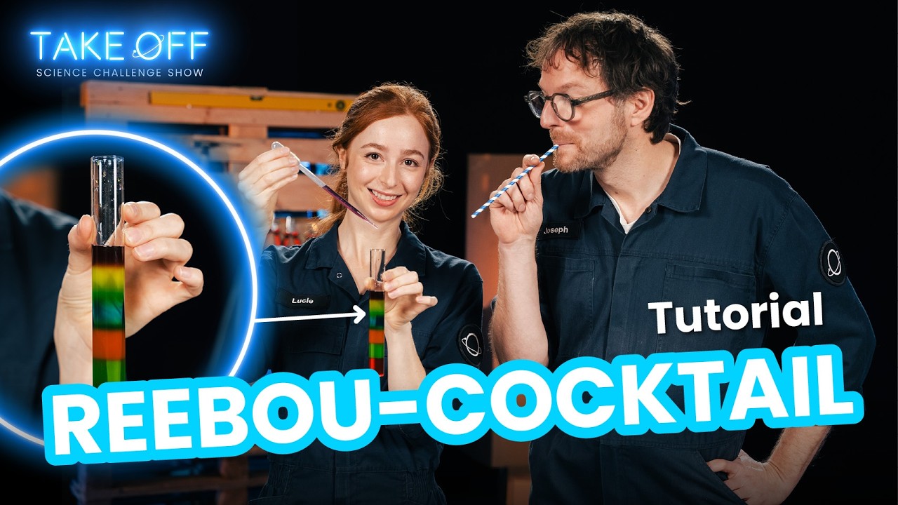 Rainbowcocktail Challenge  | Dichte-Experiment im Unterricht |  Take Off