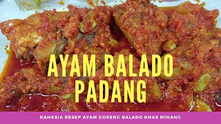 Ayam Goreng Balado Padang / Resep Ayam Balado Cabe Merah | Masakan Padang. 