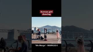 Korean Girl Dancing to Euro Busker’s Blues