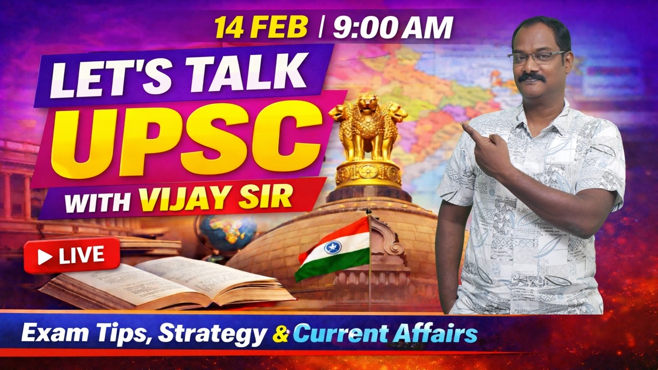 Lets Talk UPSC with VIjay Sir | What to study Today ? | UPSC Recent Update | Daily Plan | PYQ