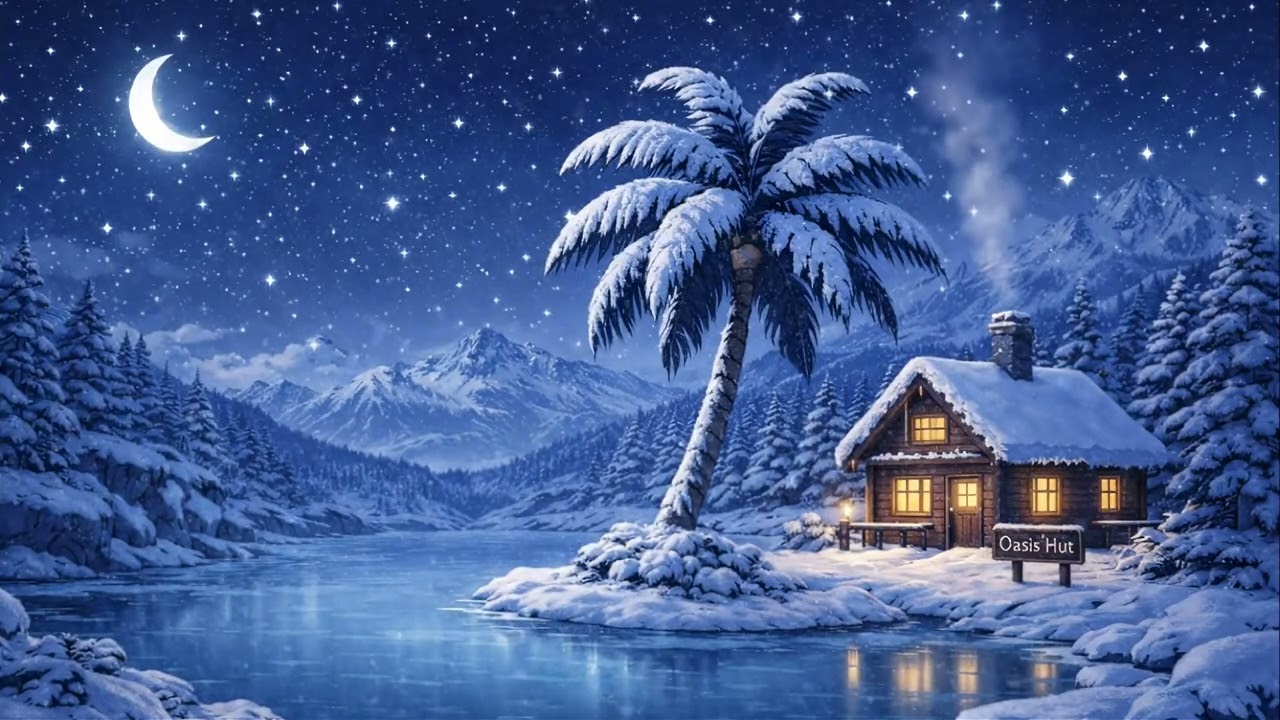 Snowfall Serenity ❄️ | Winter Lofi Hip Hop for Cozy Focus & Calm Nights