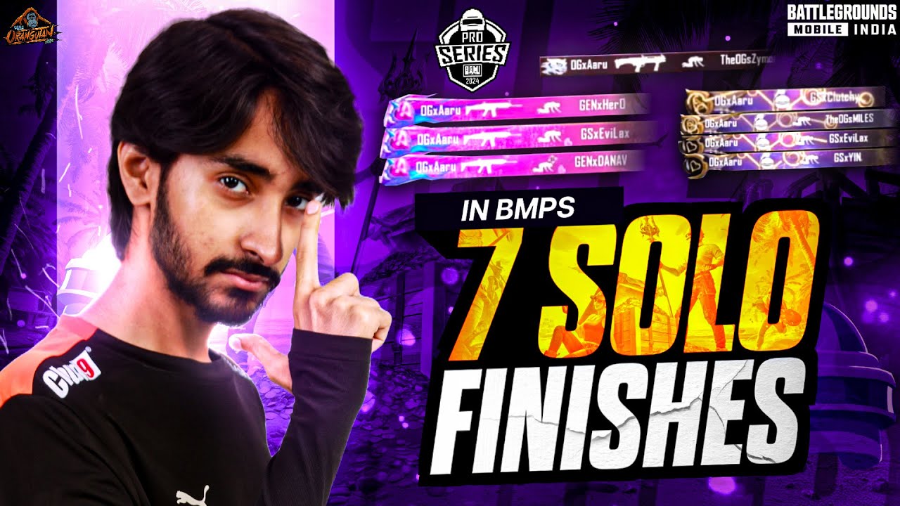 IGL POV - 7 Solo Kills In BMPS Round 1 | Team Orangutan 🦧🧡 - YouTube