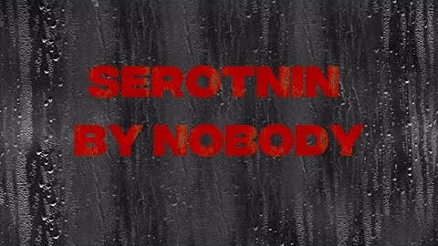 Thumbnail of SEROTNIN By Nobody (Official Lyric Video)