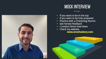 CHEVENING INTERVIEW PREPARATION | Mock Interview |