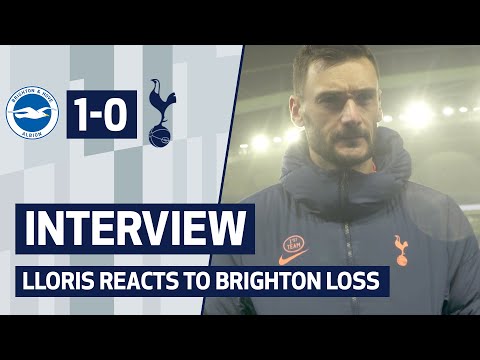 INTERVIEW | BRIGHTON 1-0 SPURS | Hugo Lloris reacts to Brighton defeat