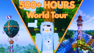 500+ HOURS Later... Minecraft Survival World Tour!