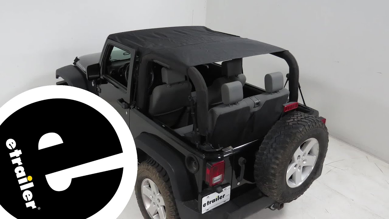 etrailer | Bestop Full-Length Jeep Header Bikini Installation - 2010 Jeep  Wrangler - YouTube