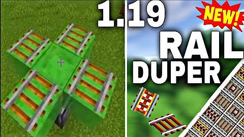Minecraft 1.19 : Unlimited {Rail Duper Glitch} || Easy Duplicator Tutorial For Bedrock,Java,Mcpe