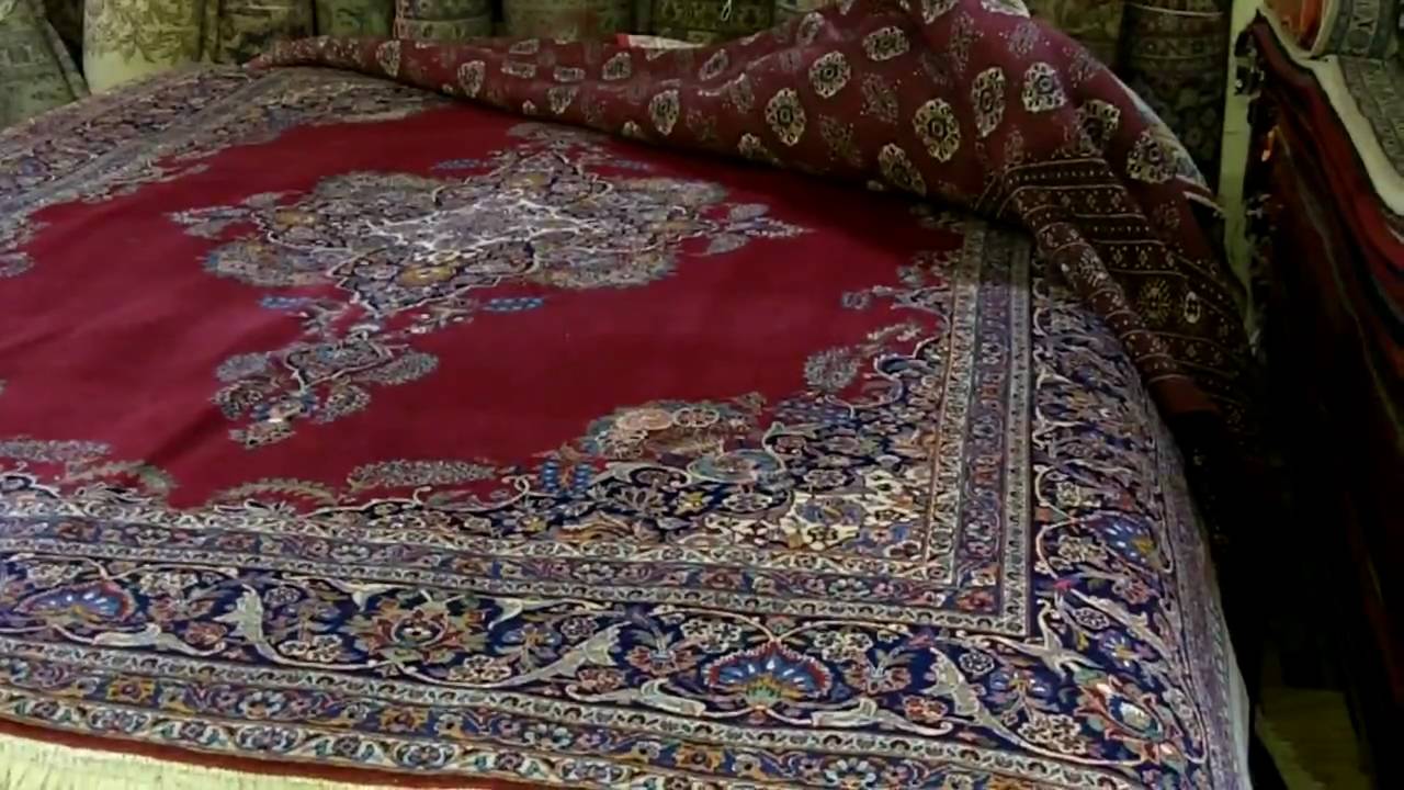 Open Field Kashan Carpet