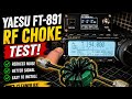 Yaesu FT-891 - rf Choke Test