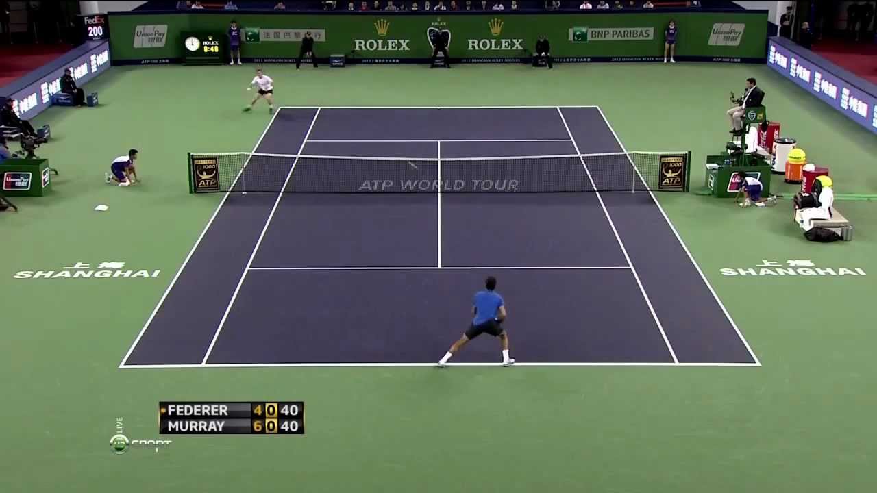 Atp shanghai 2012 - Federer vs Murray semifinal (HD) - YouTube