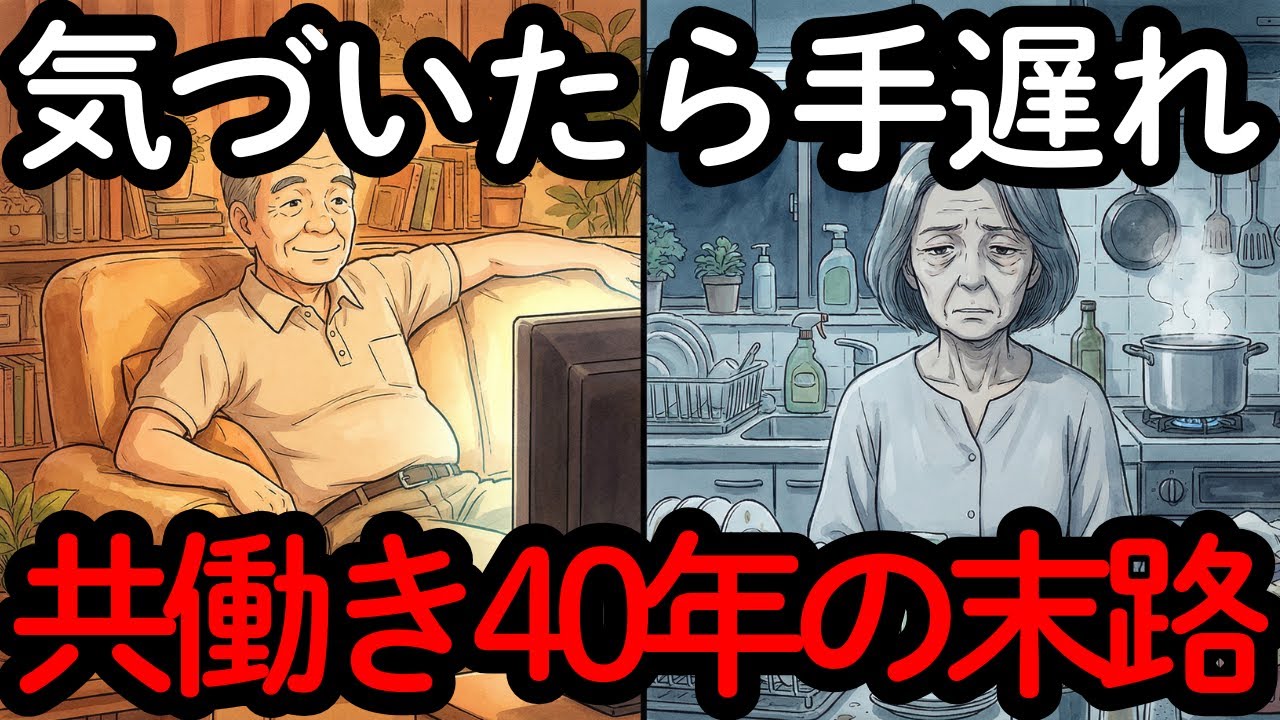 【もう限界】共働き40年で定年後に妻が告げた一言に夫は…【三行半】