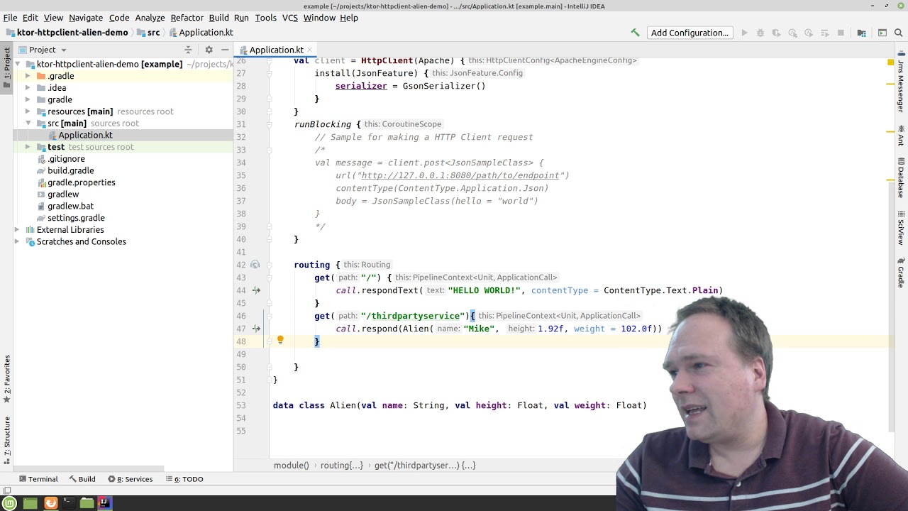 Ktor HttpClient Default and Apache Engine - YouTube