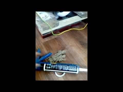 Устранение течи сифона под ванной