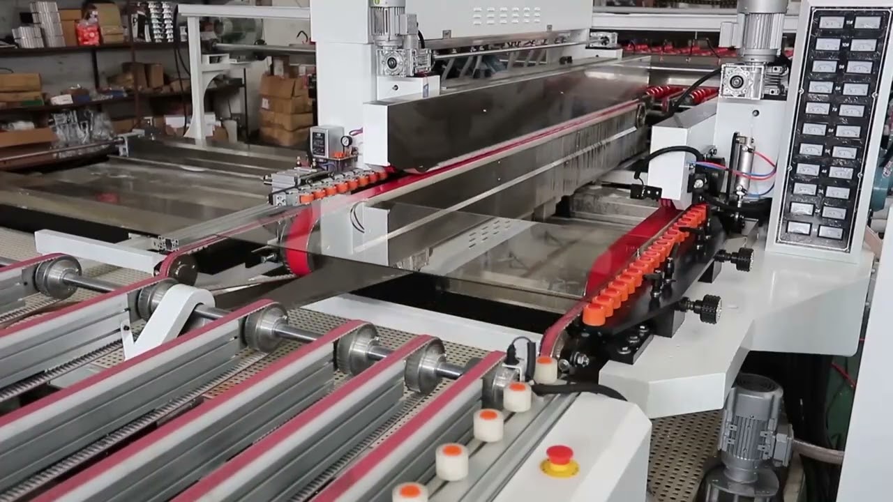 High Speed Double Side Glass Edging Machine Line