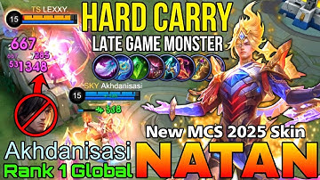 Archon of Knowledge Natan New MCS Skin - Top 1 Global Natan by Akhdanisasi - Mobile Legends