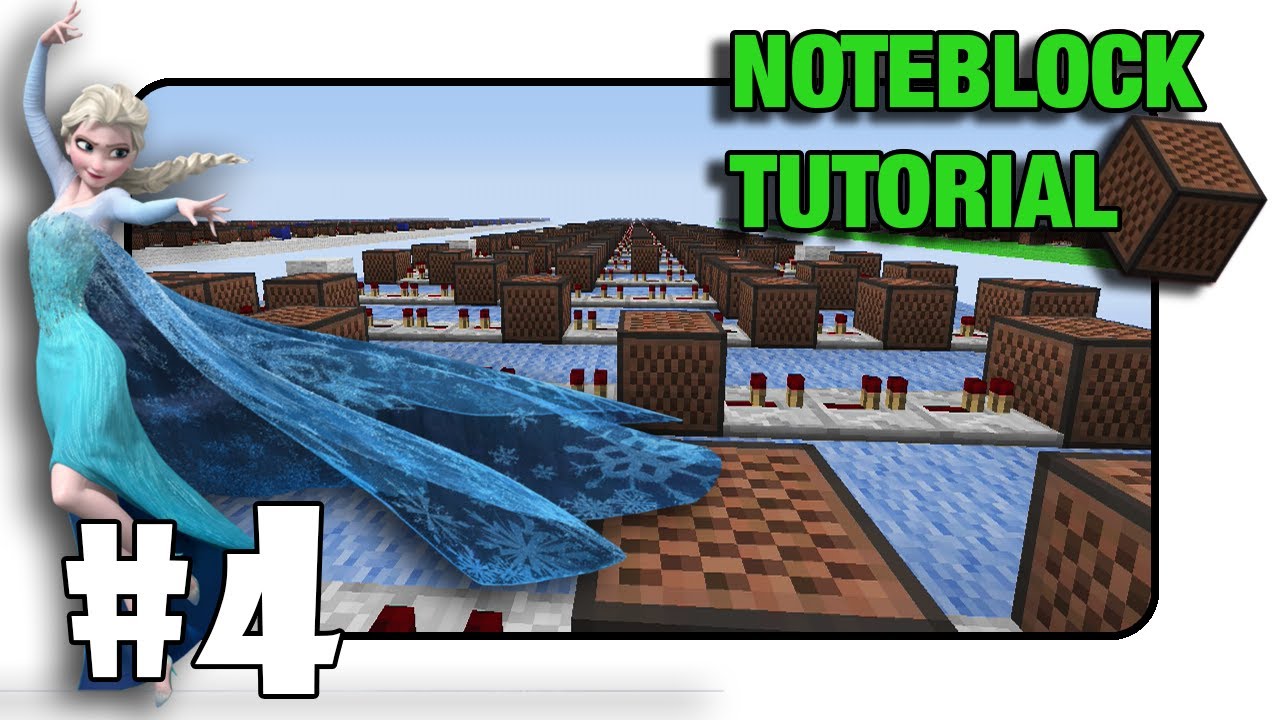 Frozen "Let It Go" Note Block "Tutorial" PART 4 (25,000 Subscriber