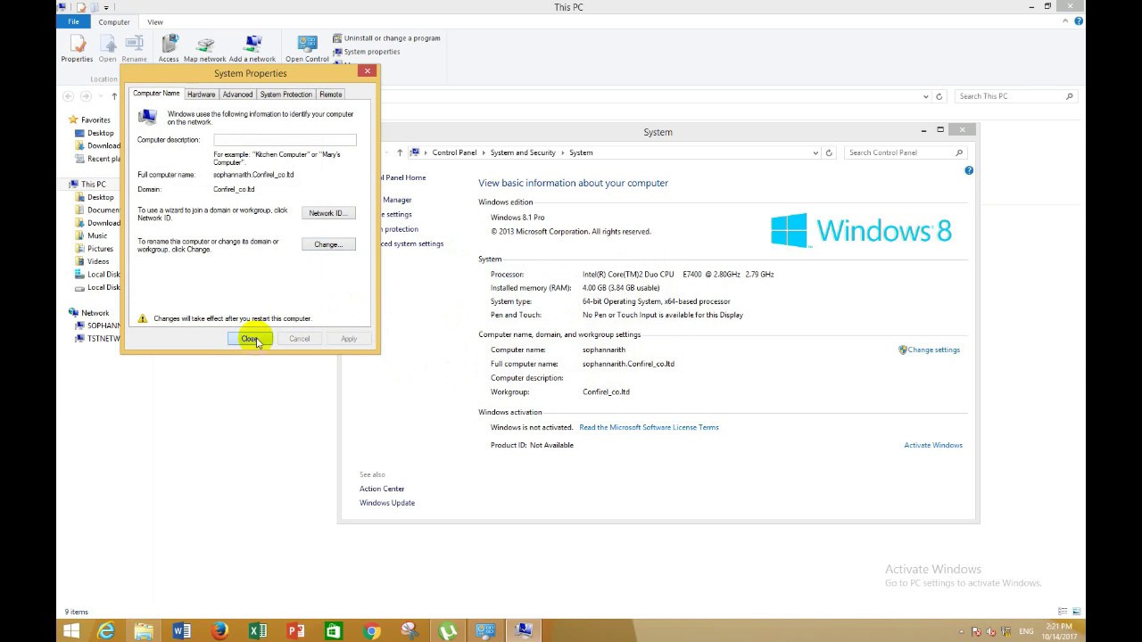 IT Tester: How to Join Domain Windows Server 2012 R2 - YouTube
