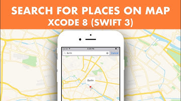 How To Search For Places In MapView Using MapKit In Xcode 8 (Swift 3)