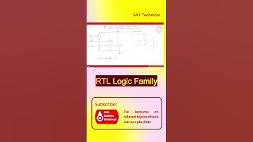 Resistor - Transistor Logic ( RTL ) #electronicsengineering #digitalelectronicslectures #logic