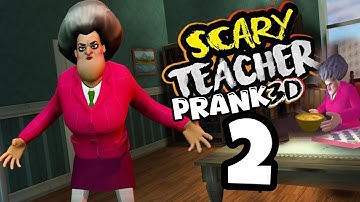 Scary Teacher 3D - (Poki) - Gameplay Walkthrough Part 2 - Chapter 1, 2 New Levels (iOS, Android)