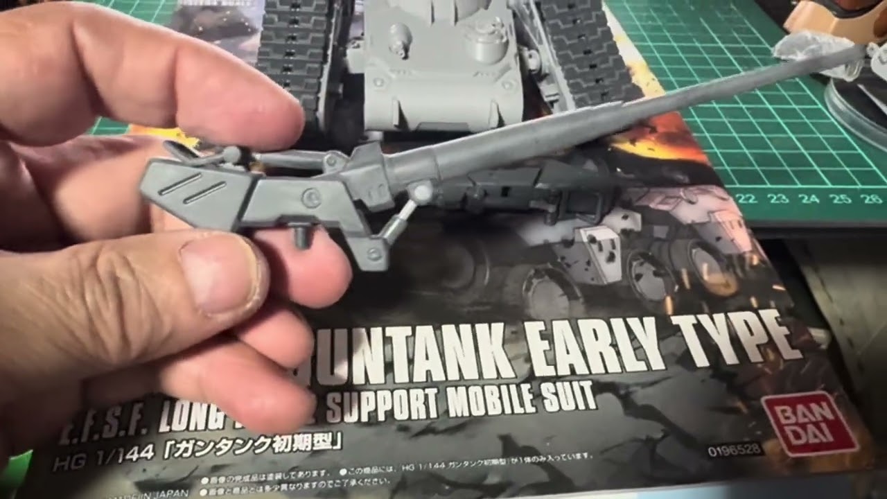 飛ばして　バンダイHGガンダムTHE ORIGIN ガンタンク初期型　リビルド編　ボディ②