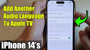 iPhone 14/14 Pro Max: How to Add Another Audio Language To Apple TV