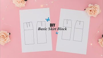 How To Draft A Basic Skirt Block Pattern For Beginners