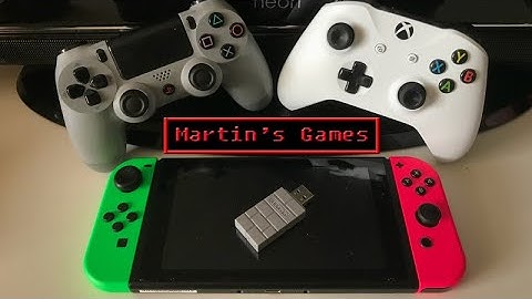 Connecting a Xbox One and PS4 Controller to a Nintendo Switch with a 8BitDo USB Wireless Adapter