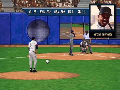 Tony LaRussa Baseball 3   DOS Gameplay   California at Minnisota