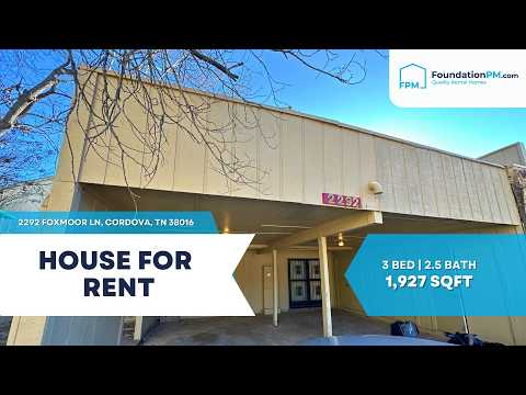 2292 Foxmoor Ln, Cordova, TN home video tour