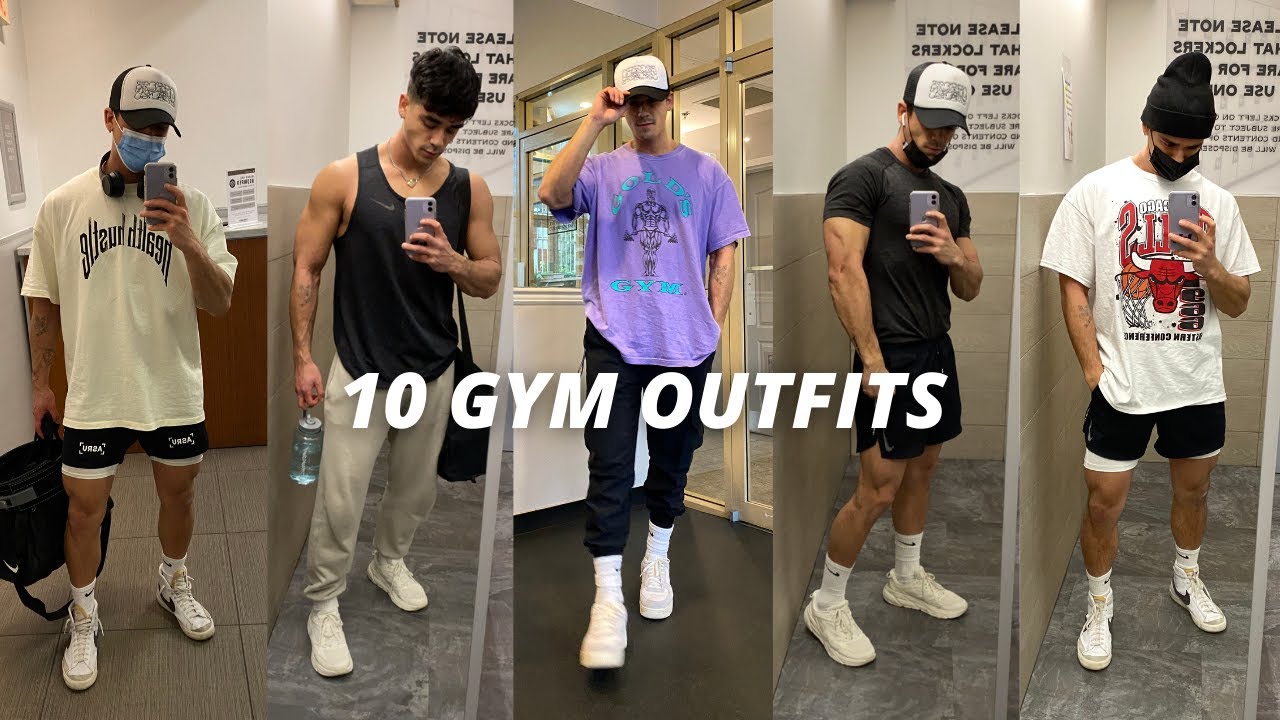 10 Outfits for the Gym | Workout Fit Ideas for Guys - YouTube