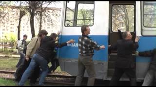 Attempt to restore Noginsk tram in 2012