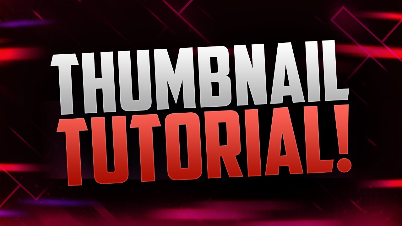 How to Make Thumbnails for YouTube Videos with Photoshop! (2015/2016