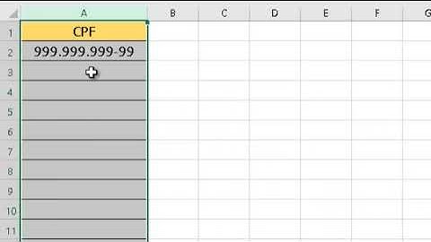 Dicas de Excel - aula 08 - como colocar pontos e traços do CPF no Excel
